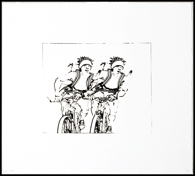 Bicycle Messenger Print #3